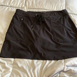 Women’s two gear size large black skirt with short